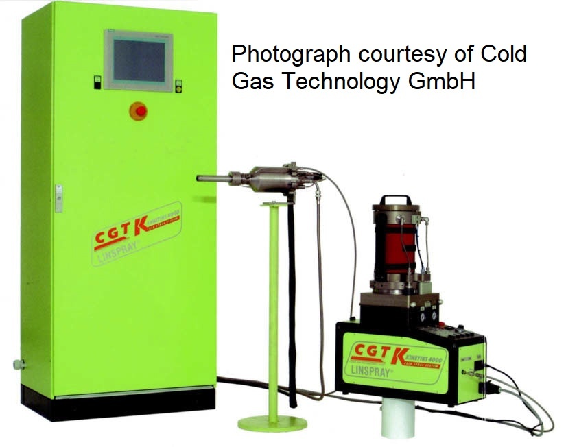equipment of gas dynamic cold spray